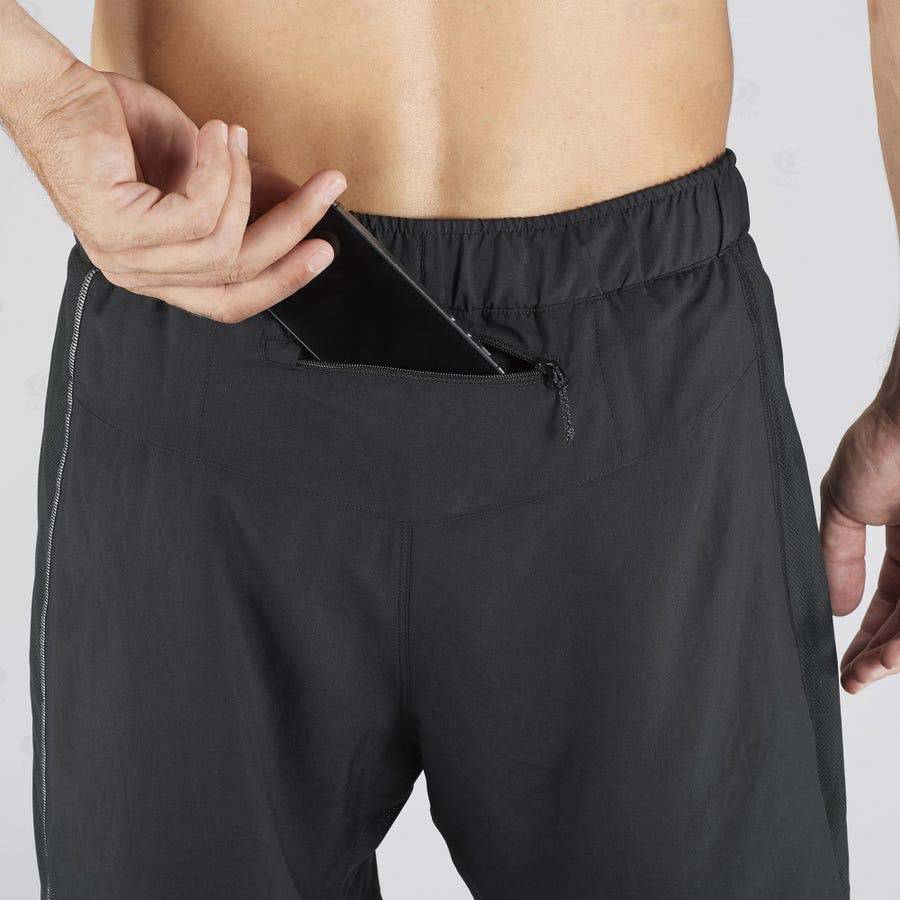 Bermudas Salomon AGILE 2IN1 Hombre Negros | MX-N1064