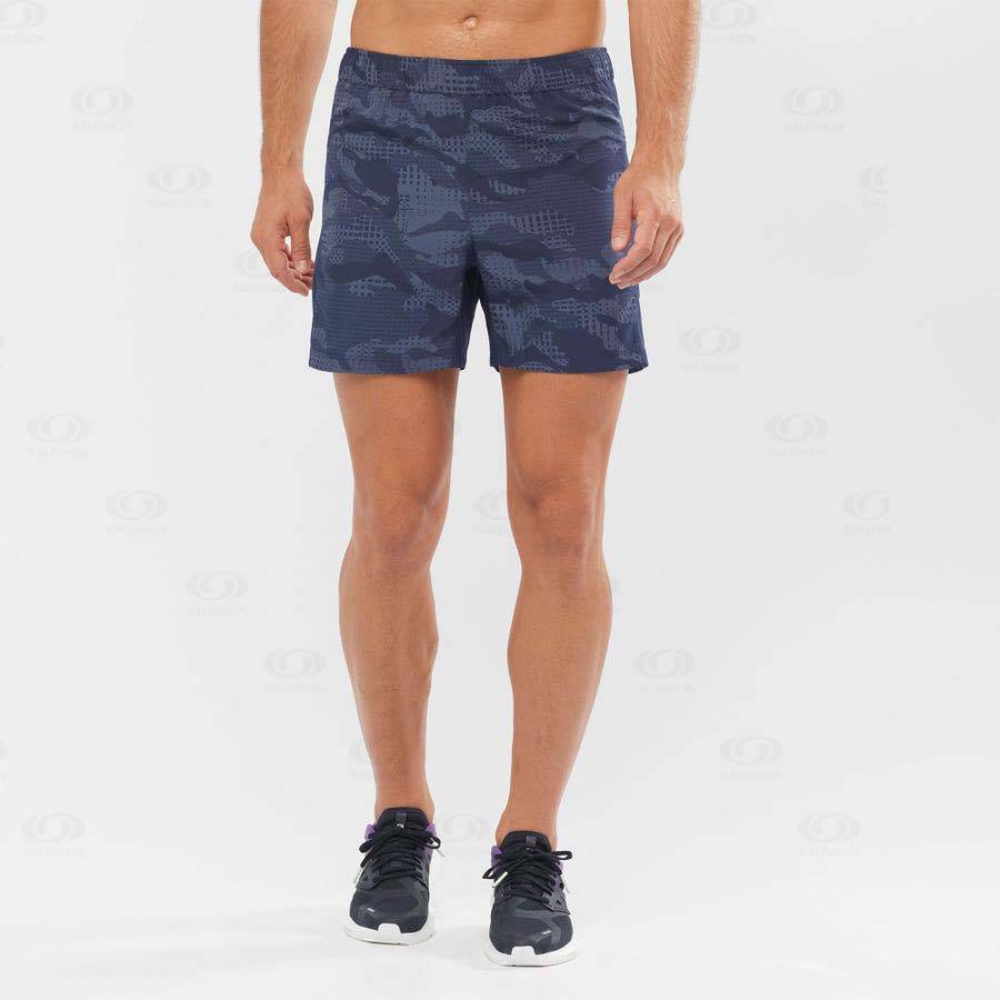 Bermudas Salomon AGILE 5 Hombre Morados | MX-O1579