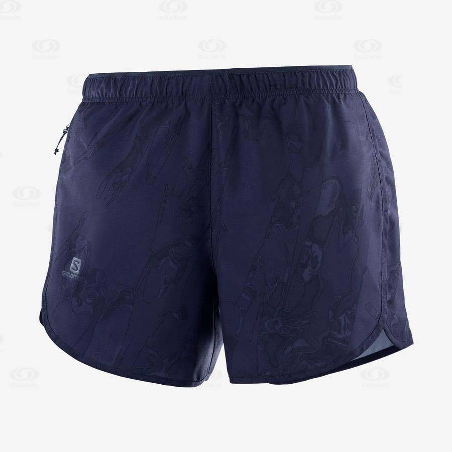 Bermudas Salomon AGILE Mujer Azul Marino | MX-O2104