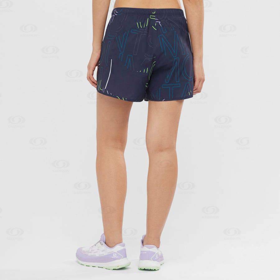 Bermudas Salomon AGILE Mujer Azules | MX-O1896