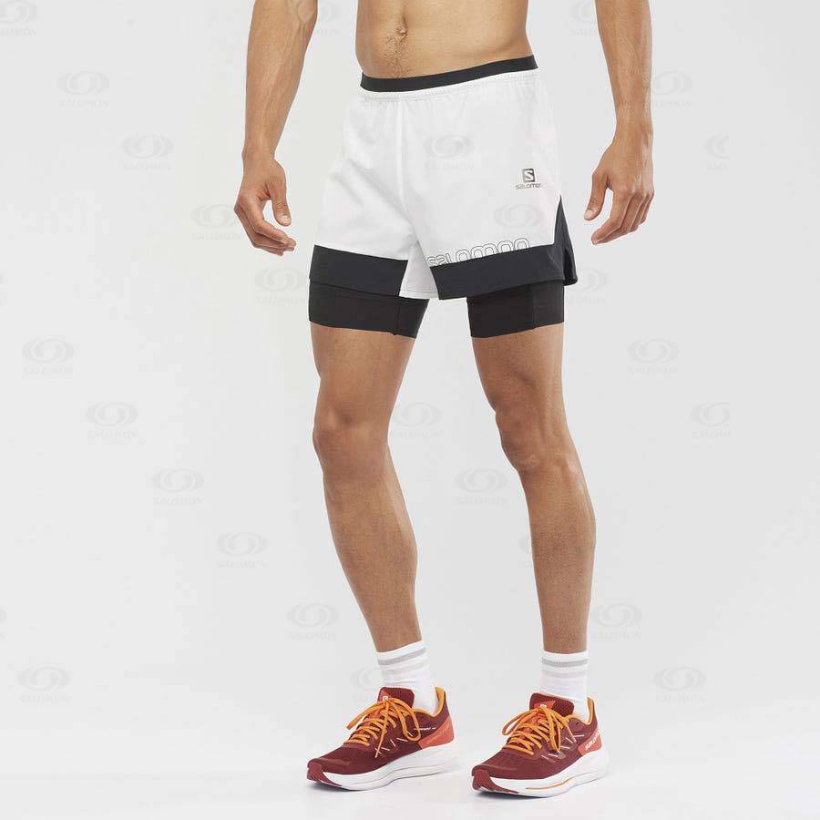 Bermudas Salomon CROSS 2IN1 Hombre Blancos | MX-O1824