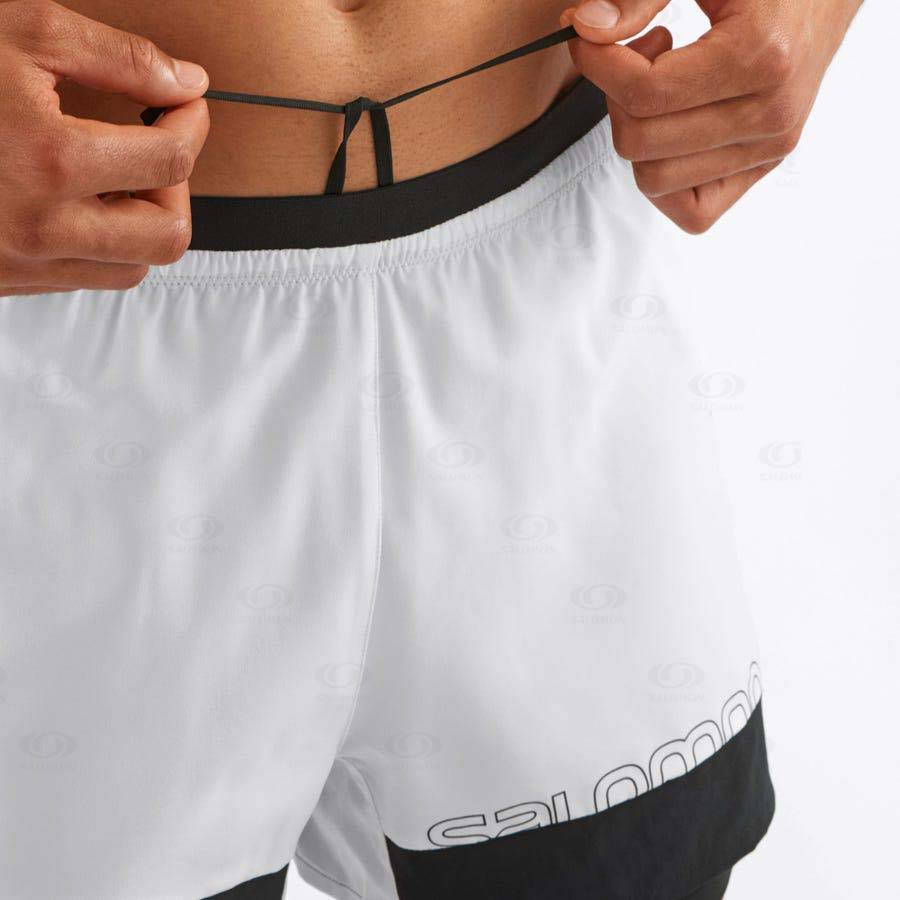 Bermudas Salomon CROSS 2IN1 Hombre Blancos | MX-O1824