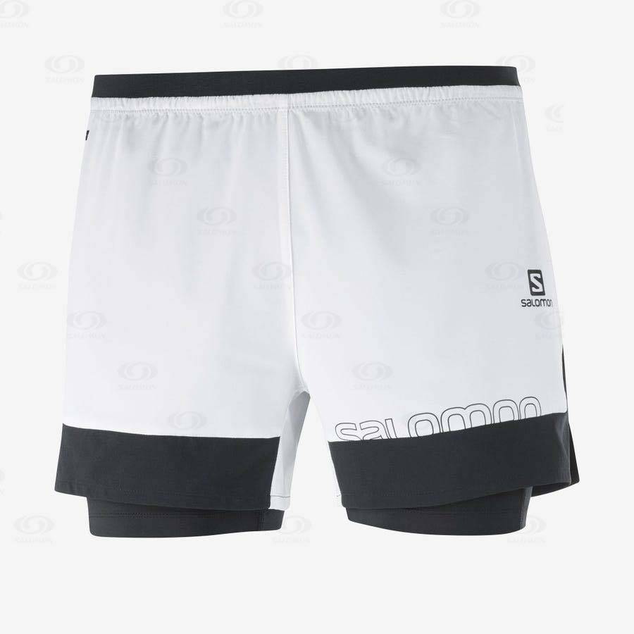 Bermudas Salomon CROSS 2IN1 Hombre Blancos | MX-O1824