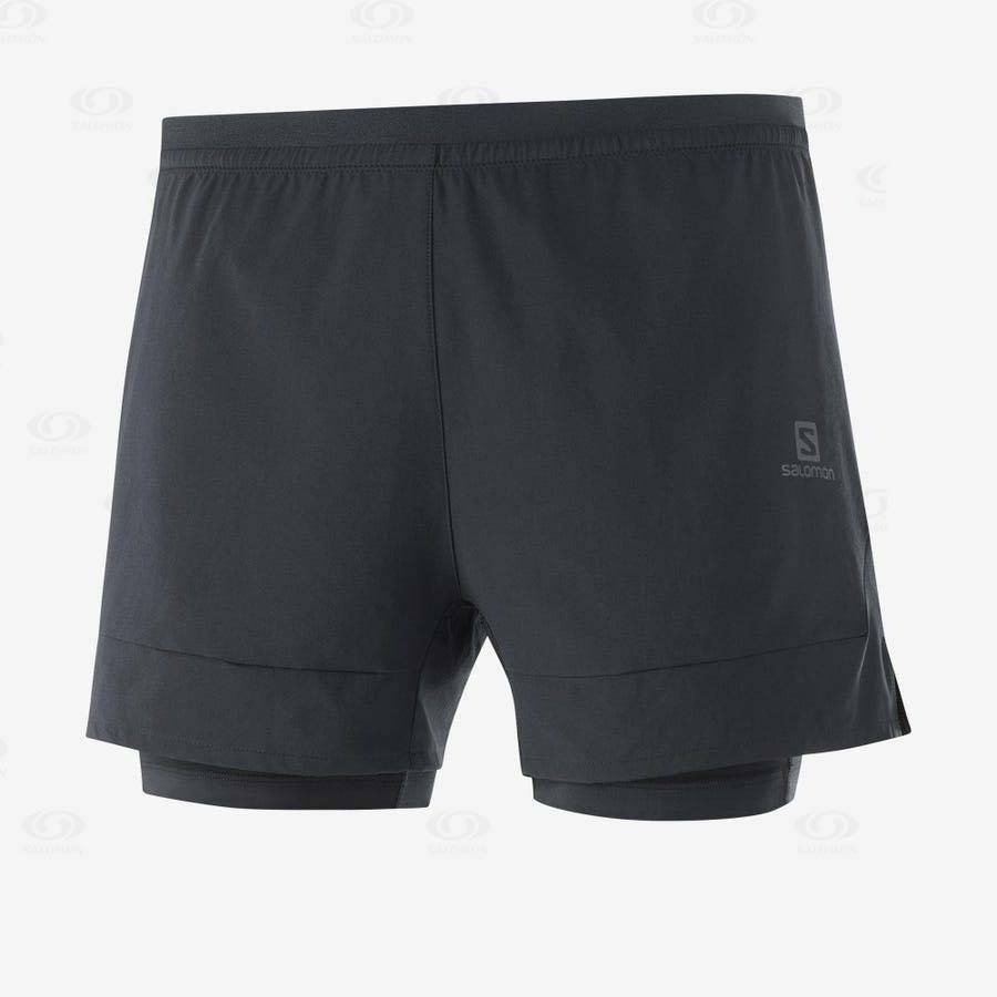 Bermudas Salomon CROSS 2IN1 Hombre Negros | MX-O1719