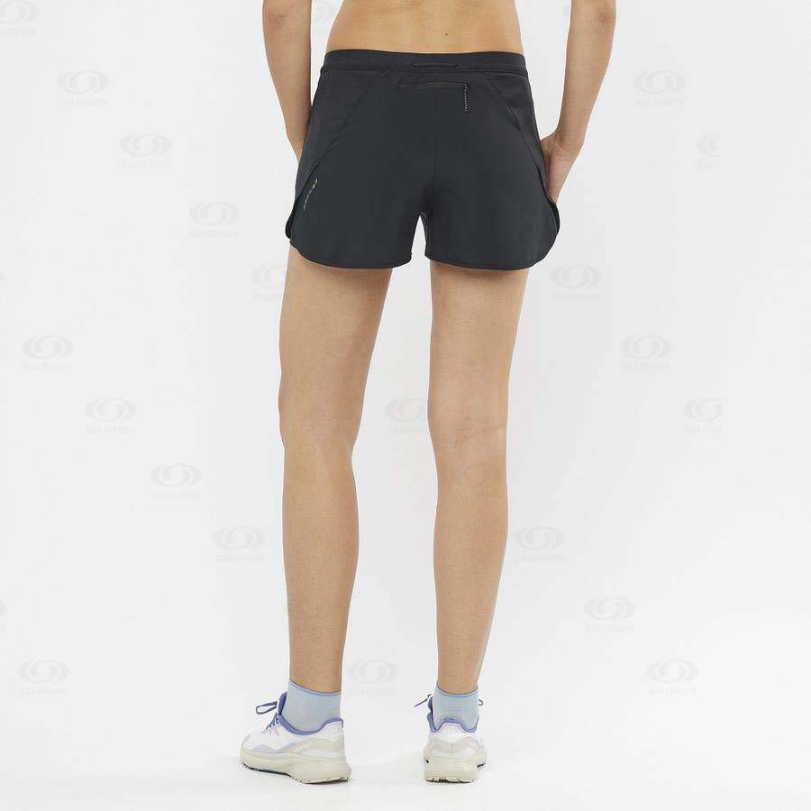 Bermudas Salomon CROSS 2IN1 Mujer Negros | MX-N1498