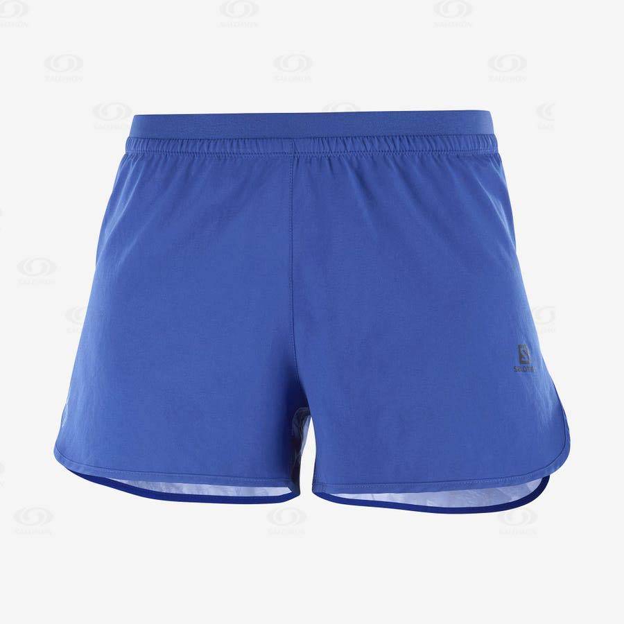 Bermudas Salomon CROSS 3\'\' Mujer Azul Marino | MX-S2178