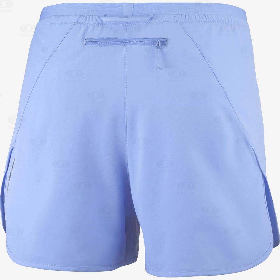 Bermudas Salomon CROSS 3'' Mujer Azules | MX-M2343