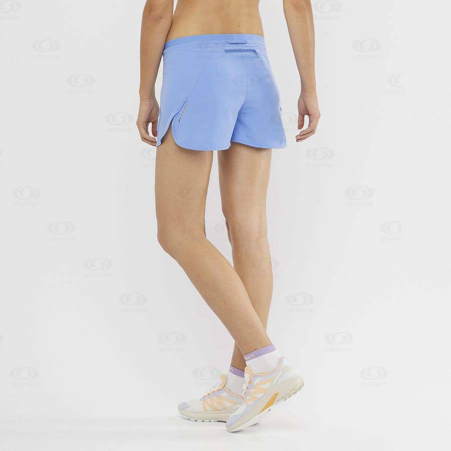 Bermudas Salomon CROSS 3'' Mujer Azules | MX-M2343