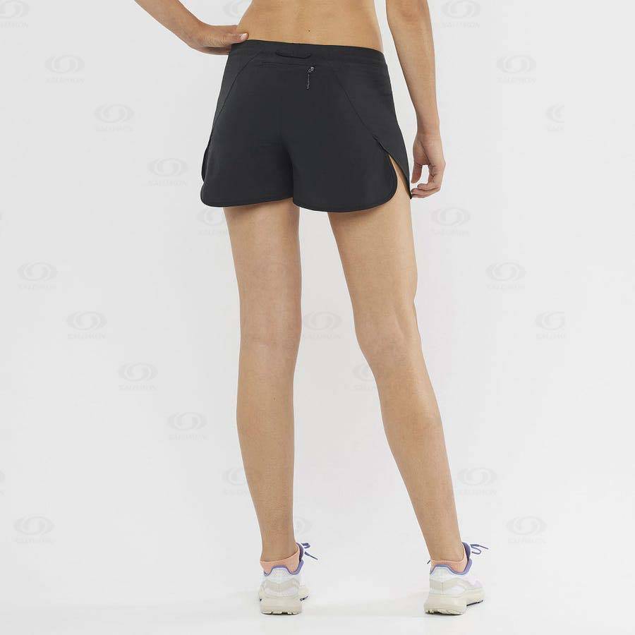 Bermudas Salomon CROSS 3'' Mujer Negros | MX-L1466