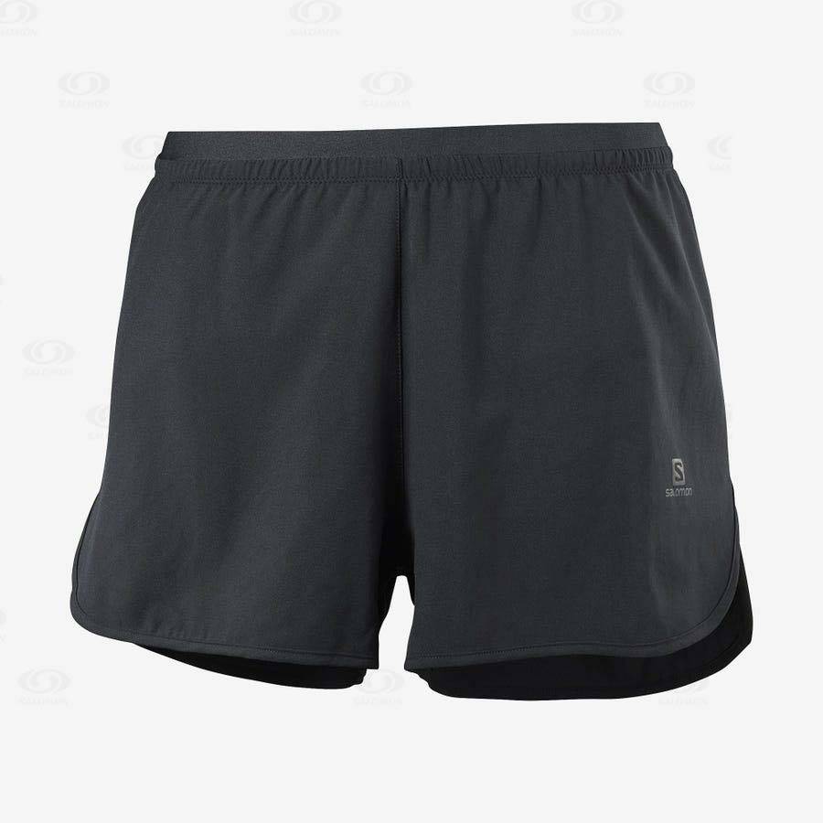 Bermudas Salomon CROSS 3\'\' Mujer Negros | MX-L1466