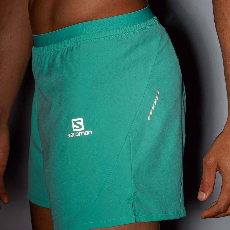 Bermudas Salomon CROSS 5'' Hombre Verde Menta | MX-S1639