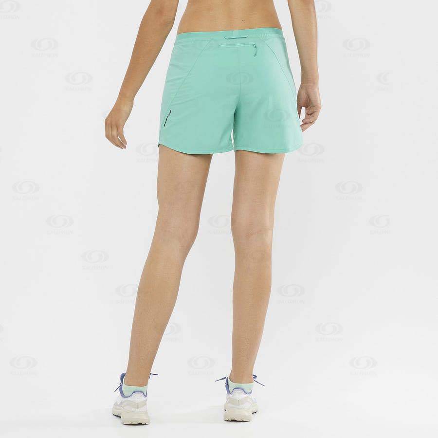 Bermudas Salomon CROSS 5'' Mujer Azules | MX-N1386