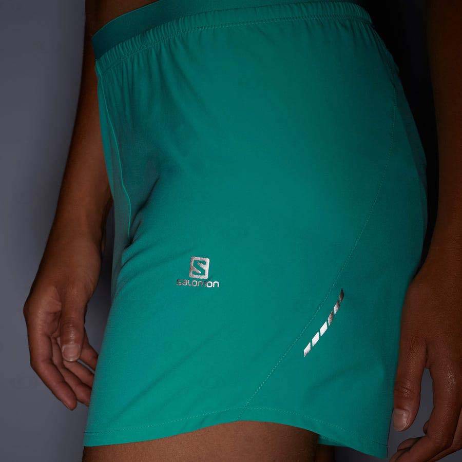 Bermudas Salomon CROSS 5'' Mujer Azules | MX-N1386