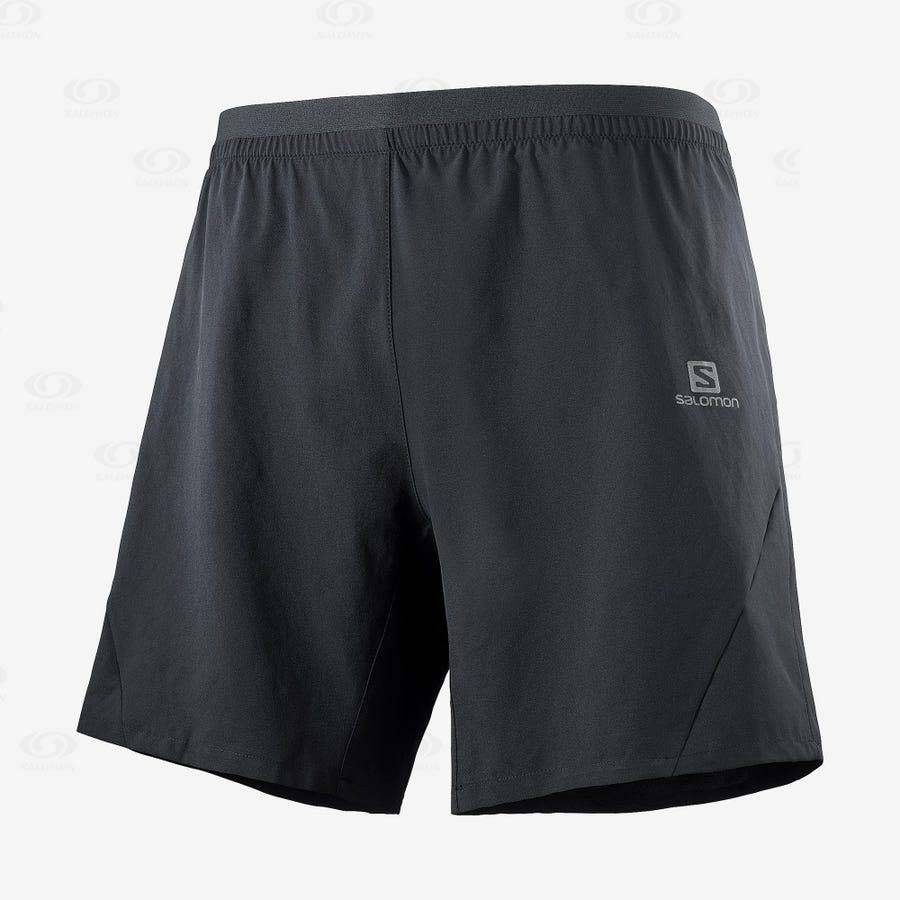 Bermudas Salomon CROSS 7\'\' Hombre Negros | MX-N2541