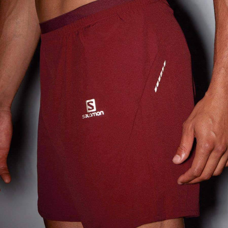 Bermudas Salomon CROSS 7'' Hombre Rojos | MX-W1620