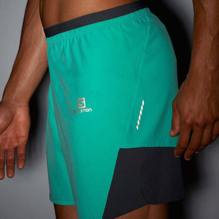 Bermudas Salomon CROSS 7'' NO LINER Hombre Verde Menta | MX-L1858