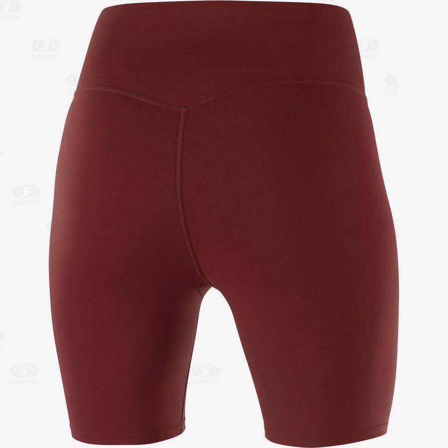 Bermudas Salomon CROSS MULTI 7'' Mujer Rojos | MX-O1089