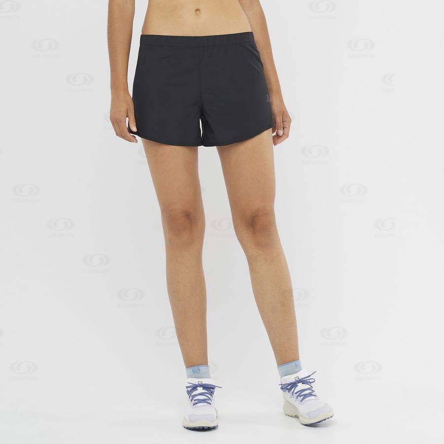 Bermudas Salomon CROSS REBEL 4'' Mujer Negros | MX-S1415