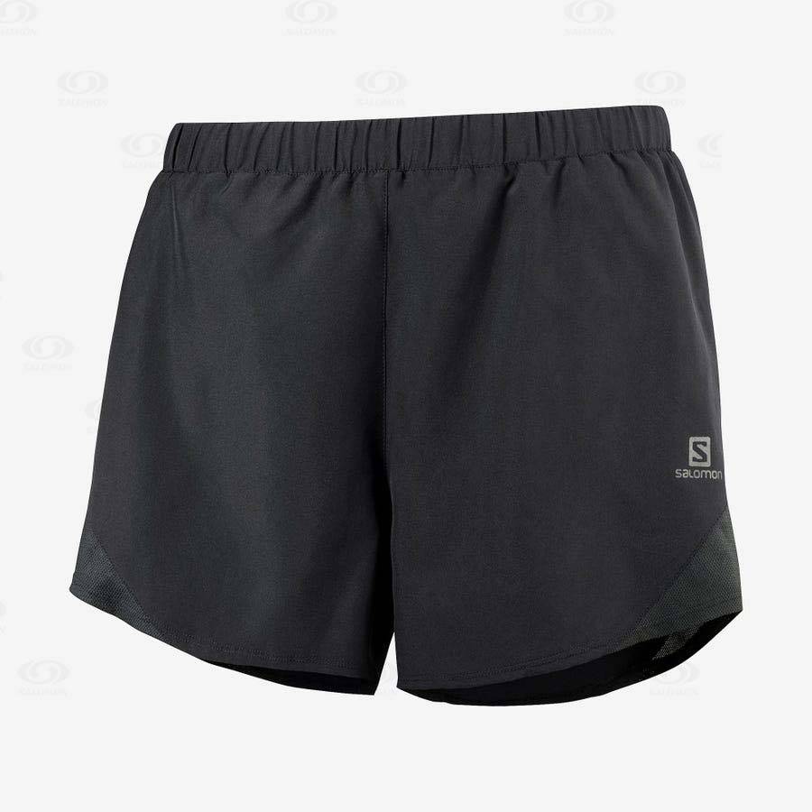 Bermudas Salomon CROSS REBEL 4\'\' Mujer Negros | MX-S1415