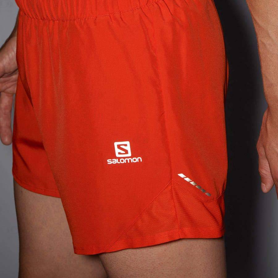 Bermudas Salomon CROSS REBEL 5'' Hombre Naranjas | MX-M1783