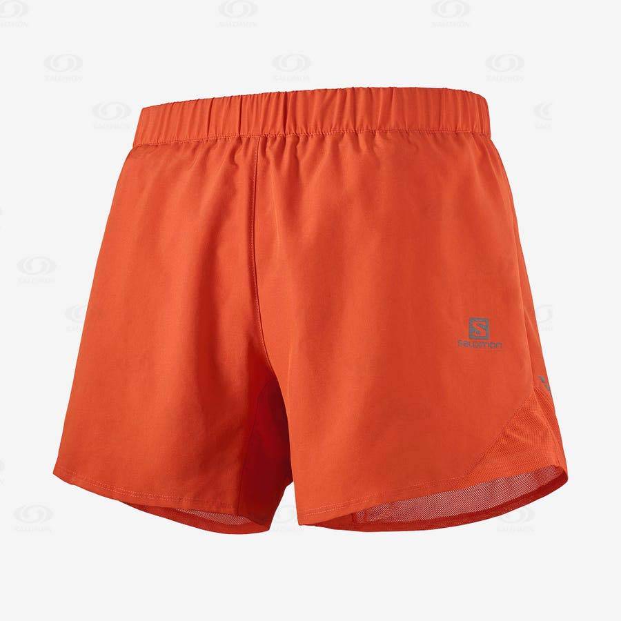 Bermudas Salomon CROSS REBEL 5\'\' Hombre Naranjas | MX-M1783