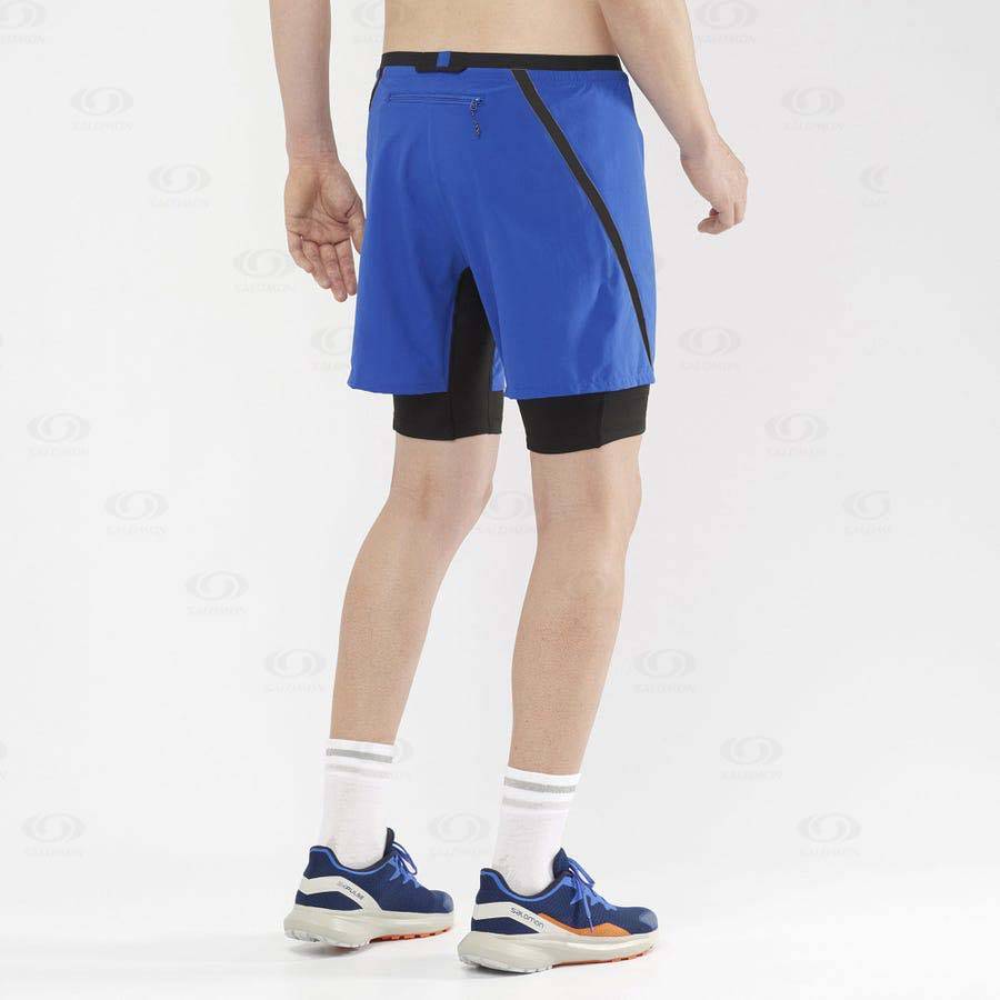 Bermudas Salomon CROSS TWINSKIN Hombre Azules | MX-W3900