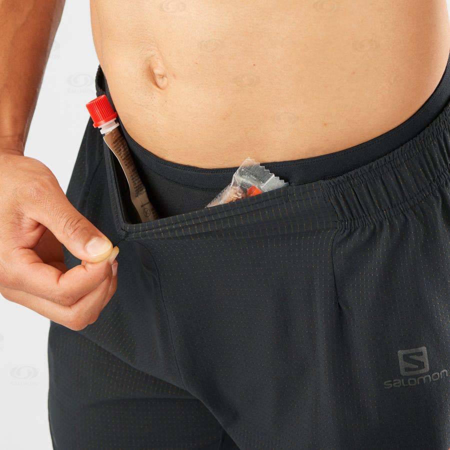 Bermudas Salomon SENSE AERO 5'' Hombre Negros | MX-M2616