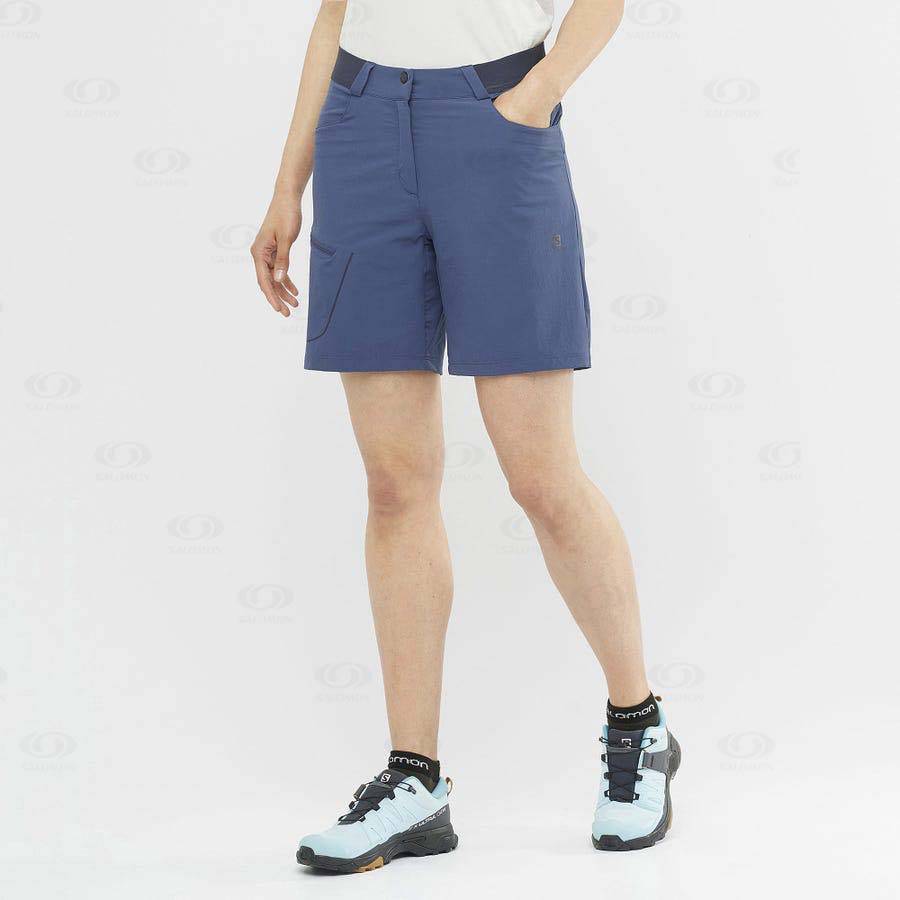 Bermudas Salomon WAYFARER Mujer Azul Marino | MX-N2205