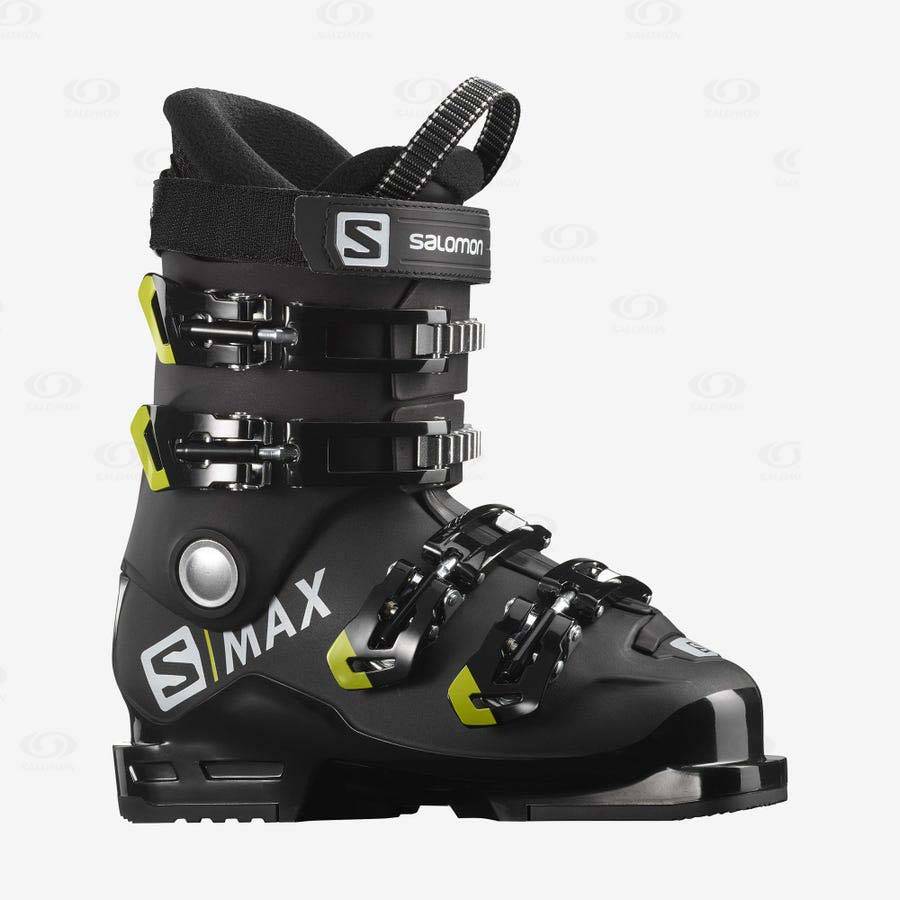 Botas Esqui Salomon S/MAX 60 RT Niños Negros Verdes | MX-M1797