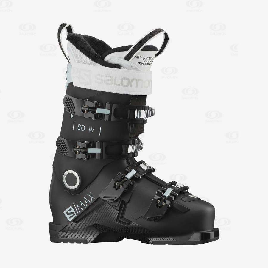 Botas Esqui Salomon S/MAX 80 Mujer Negros Blancos | MX-S2031