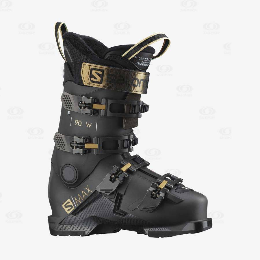 Botas Esqui Salomon S/MAX 90 Mujer Negros | MX-O2524