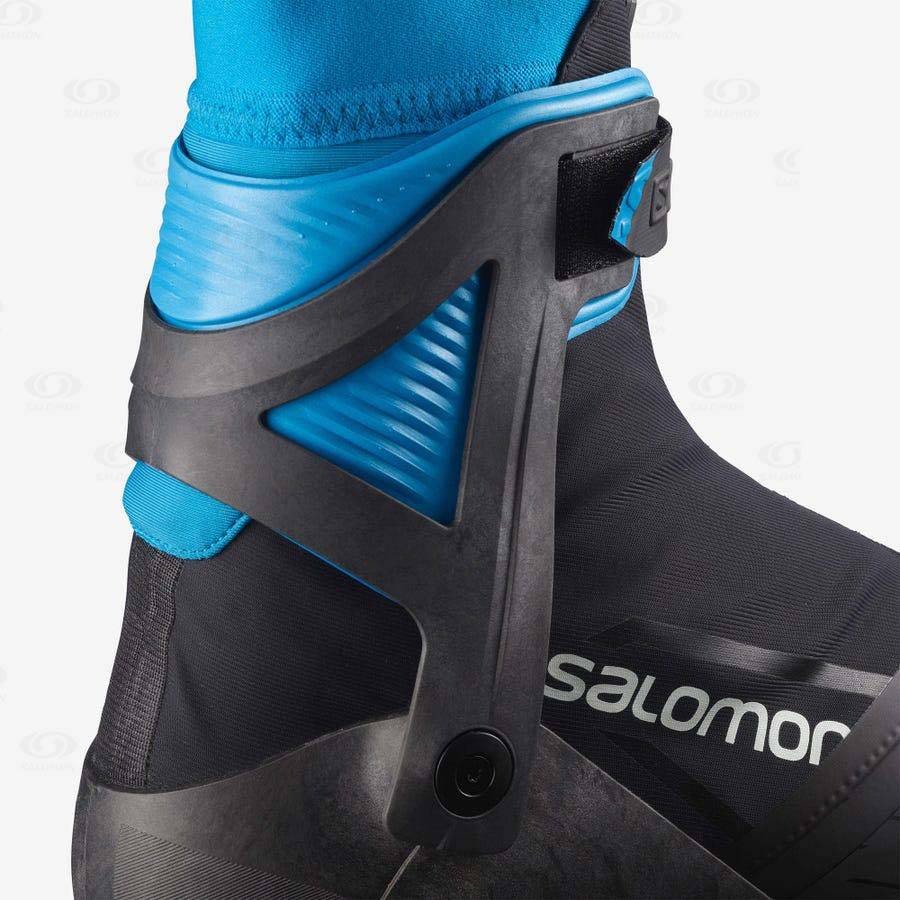 Botas Esqui Salomon S/MAX CARBON SKATE MV PROLINK Hombre Negros Azules | MX-M2175