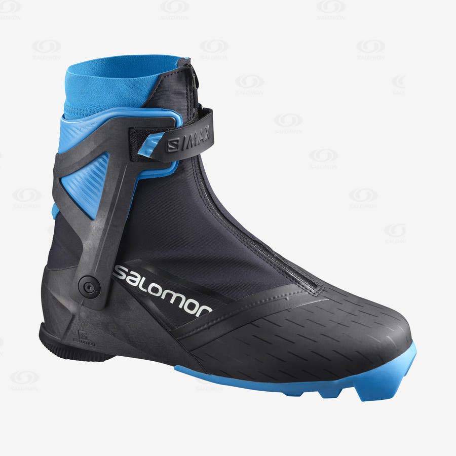 Botas Esqui Salomon S/MAX CARBON SKATE MV PROLINK Hombre Negros Azules | MX-M2175