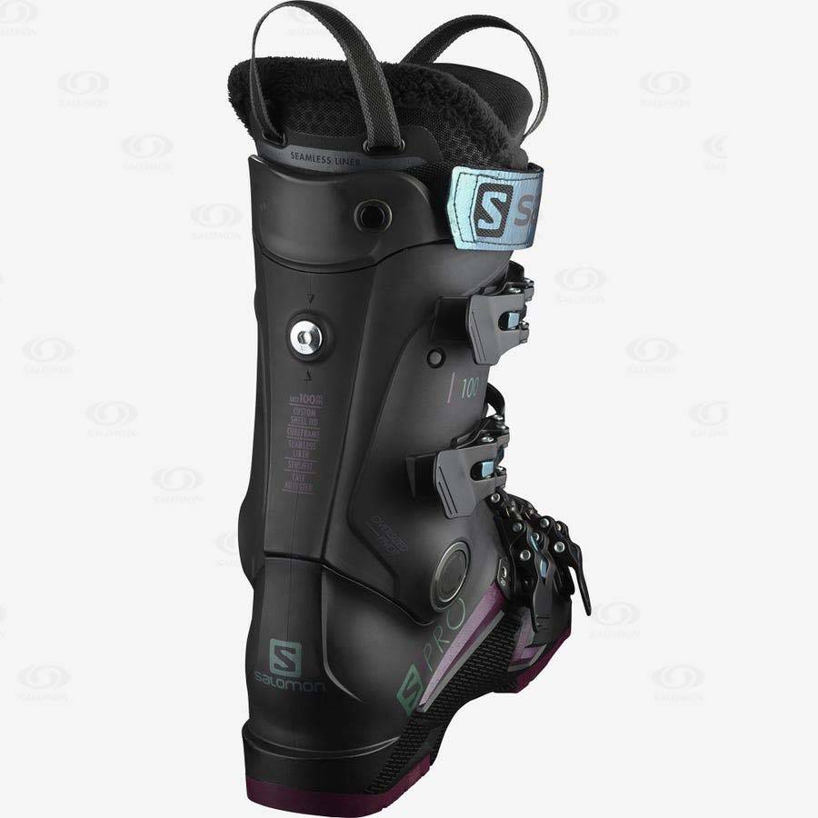 Botas Esqui Salomon S/PRO 100 Mujer Negros | MX-L2103