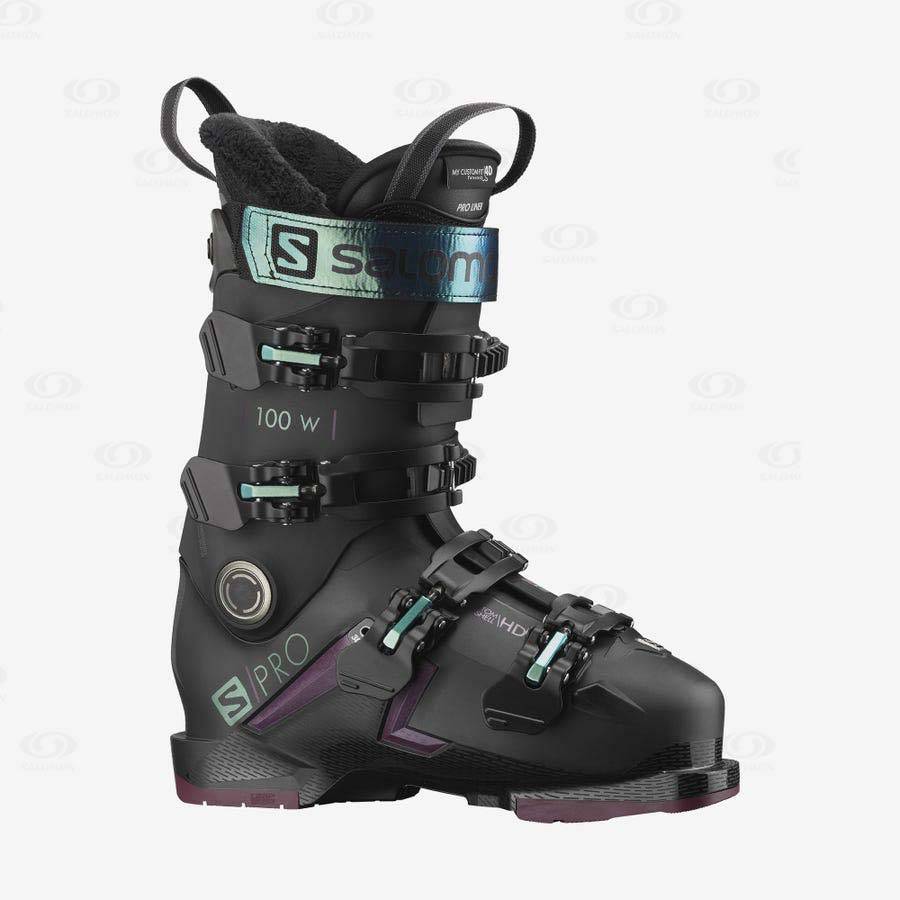 Botas Esqui Salomon S/PRO 100 Mujer Negros | MX-L2103