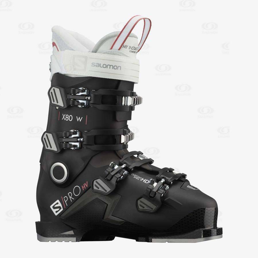 Botas Esqui Salomon S/PRO HV X80 Mujer Negros | MX-N1092