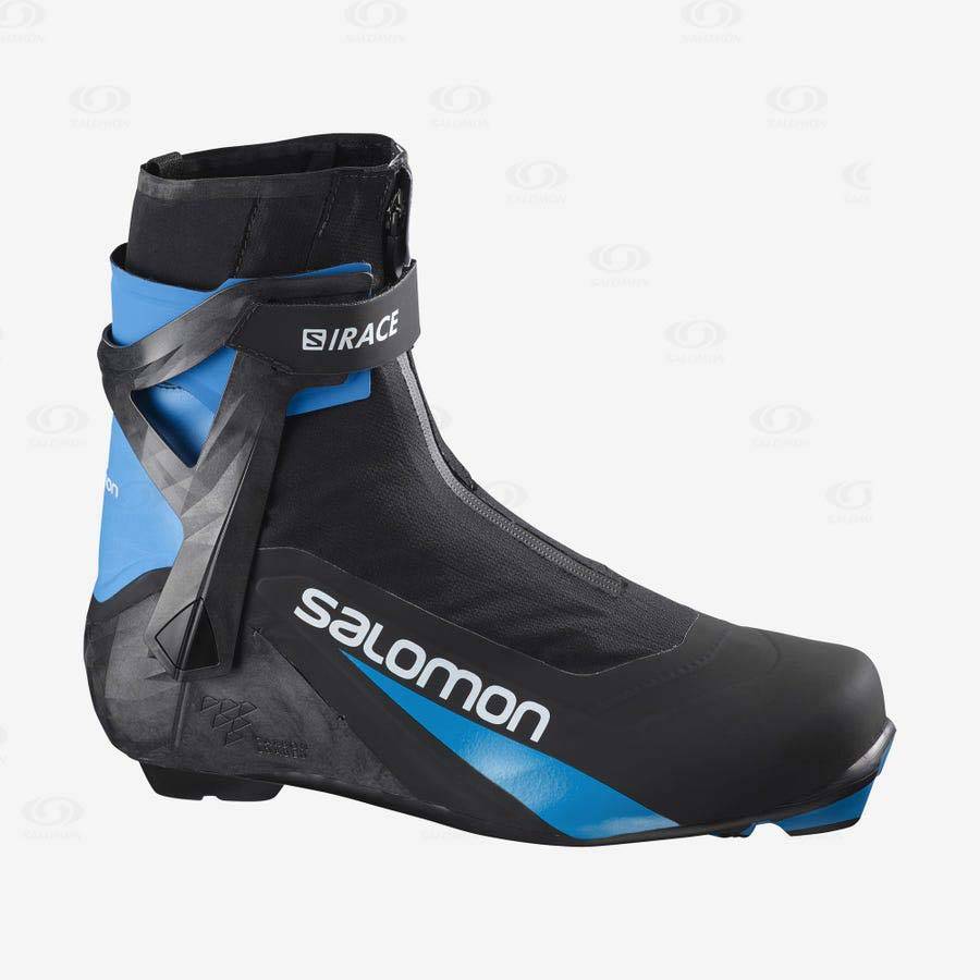 Botas Esqui Salomon S/RACE CARBON SKATE PROLINK Hombre Negros Azules | MX-L2187