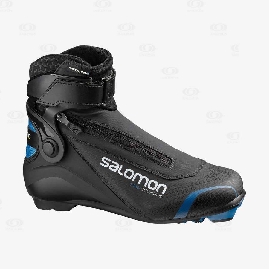 Botas Esqui Salomon S/RACE SKIATHLON JUNIOR PROLINK Niños Negros Azules | MX-M1286