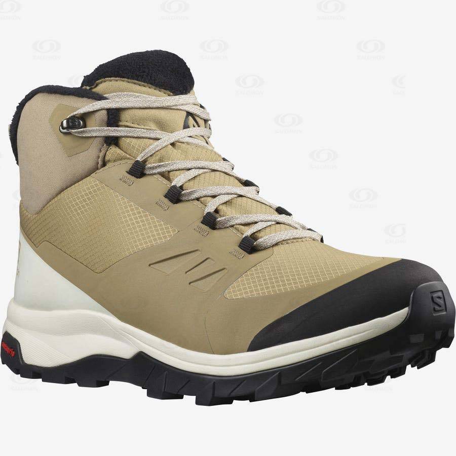 Botas Impermeables Salomon OUTSNAP CLIMASALOMON™ Hombre Marrom | MX-N1225