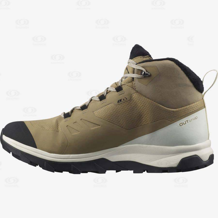 Botas Impermeables Salomon OUTSNAP CLIMASALOMON™ Hombre Marrom | MX-N1225