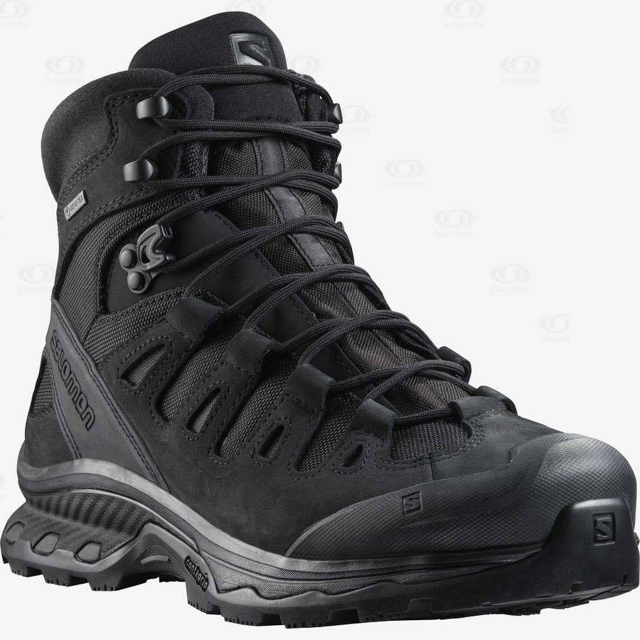 Botas Impermeables Salomon QUEST 4D GORE-TEX FORCES 2 EN Mujer Negros | MX-N1470