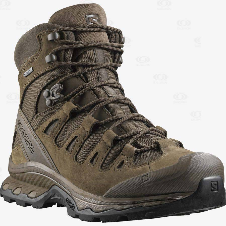 Botas Impermeables Salomon QUEST 4D GORE-TEX FORCES 2 EN Mujer Marrom | MX-O1257