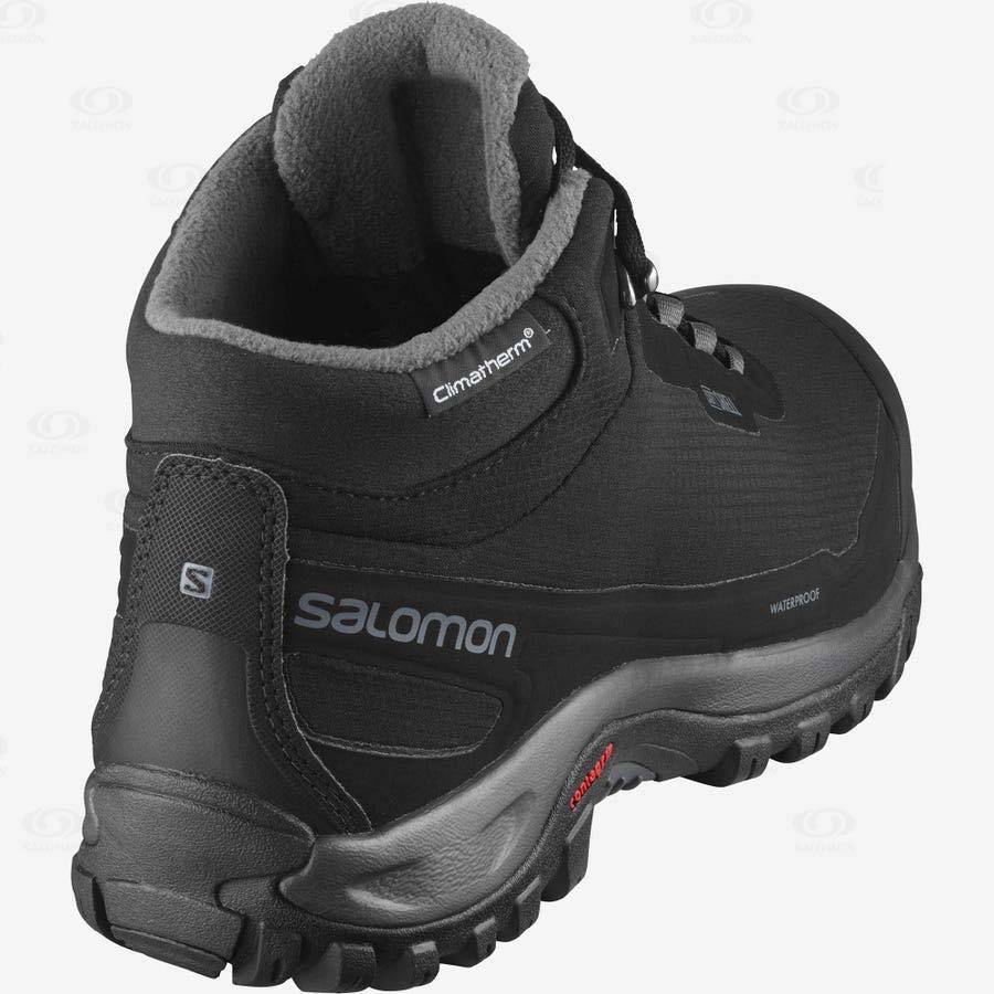 Botas Impermeables Salomon SHELTER CLIMASALOMON™ Hombre Negros | MX-S2199