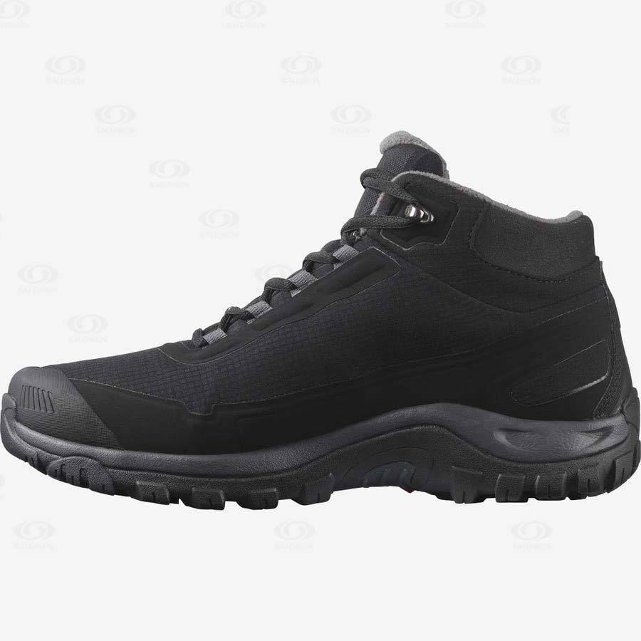 Botas Impermeables Salomon SHELTER CLIMASALOMON™ Hombre Negros | MX-S2199