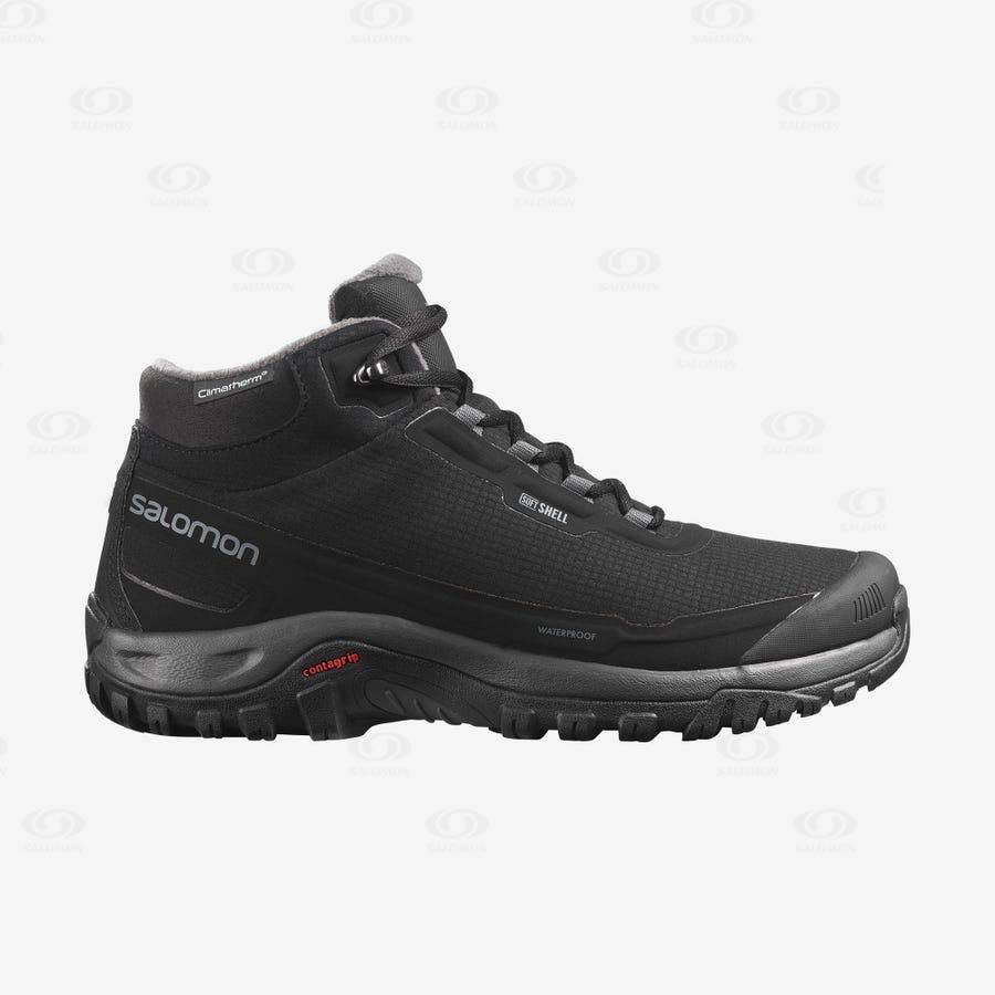 Botas Impermeables Salomon SHELTER CLIMASALOMON™ Hombre Negros | MX-S2199