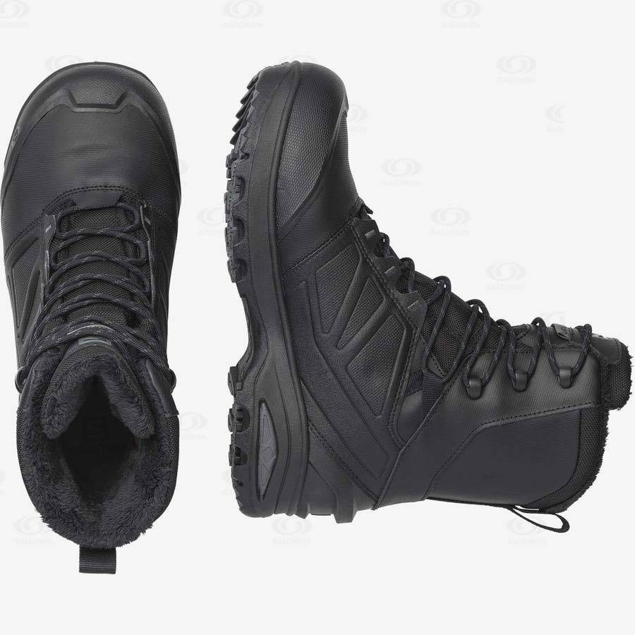 Botas Impermeables Salomon TOUNDRA FORCES CLIMASALOMON™ Mujer Negros | MX-M1006