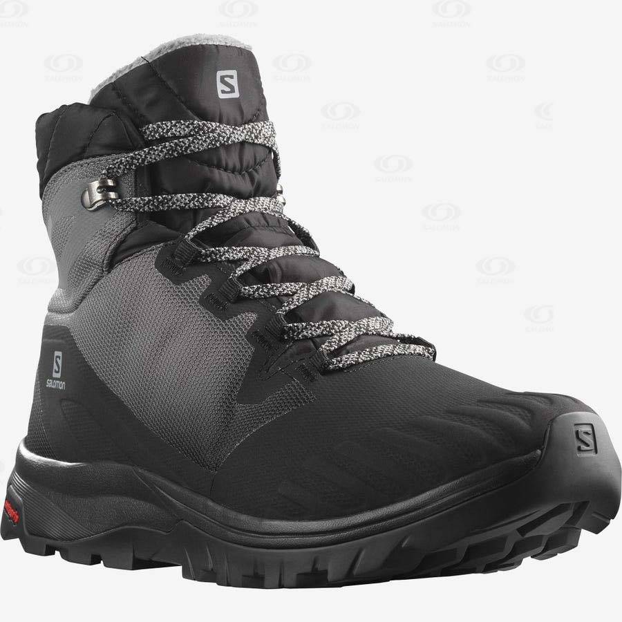 Botas Impermeables Salomon VAYA BLAZE THINSULATE™ CLIMASALOMON™ Mujer Negros | MX-A1311