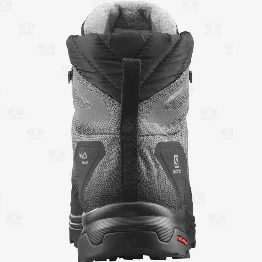 Botas Impermeables Salomon VAYA BLAZE THINSULATE™ CLIMASALOMON™ Mujer Negros | MX-A1311