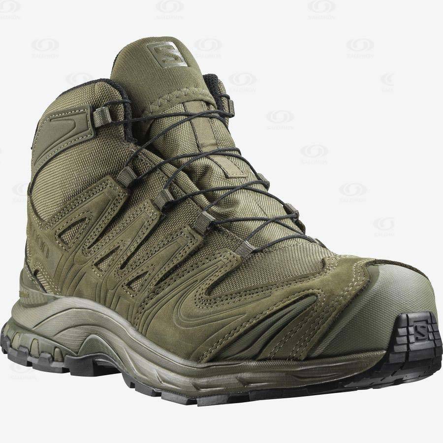 Botas Impermeables Salomon XA FORCES MID GORE-TEX EN Mujer Verdes | MX-O1565