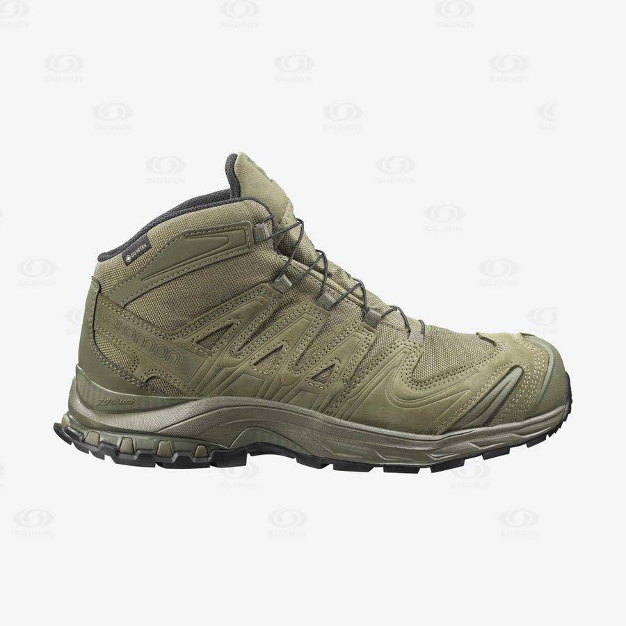 Botas Impermeables Salomon XA FORCES MID GORE-TEX EN Mujer Verdes | MX-O1565